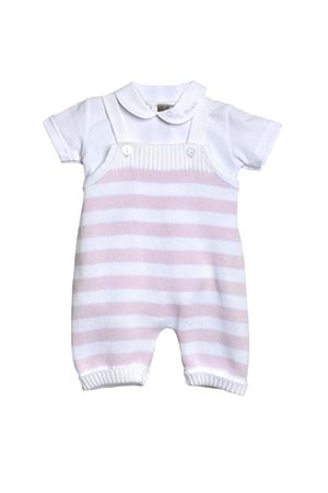 Striped cotton thread dungarees LITTLE BEAR KIDS | 8118BCOCIPRIA